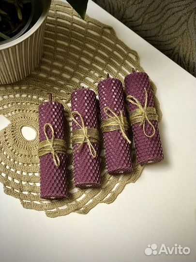 Набор свечей из вощины