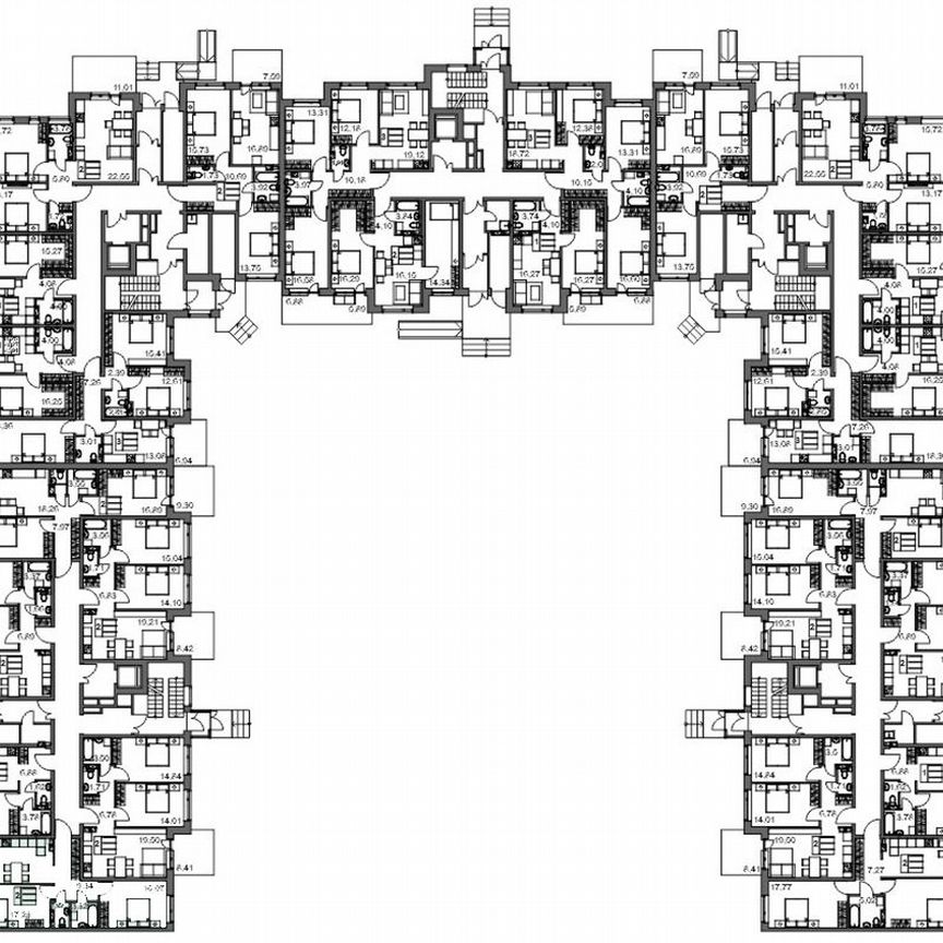 3-к. квартира, 80,8 м², 1/4 эт.