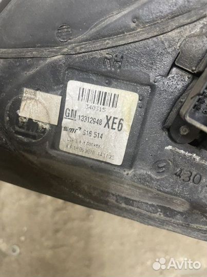 Зеркало правое Opel Astra GH
