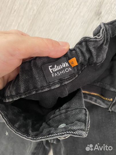 Джинсы утепленные для девочки 140