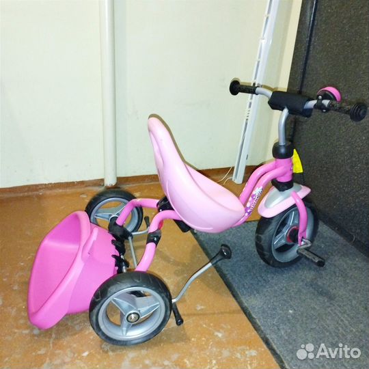 Велосипед детский трёхколёсный для девочки puky