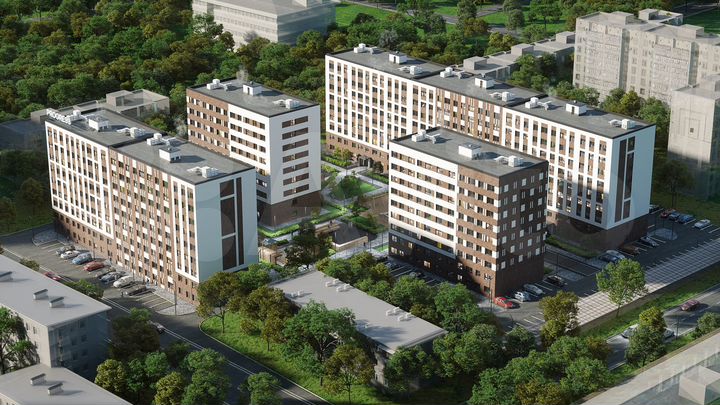 2-к. квартира, 52,4 м², 1/9 эт.