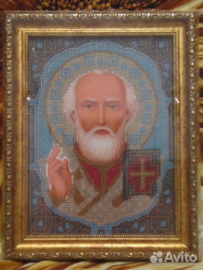 Икона из бисера 