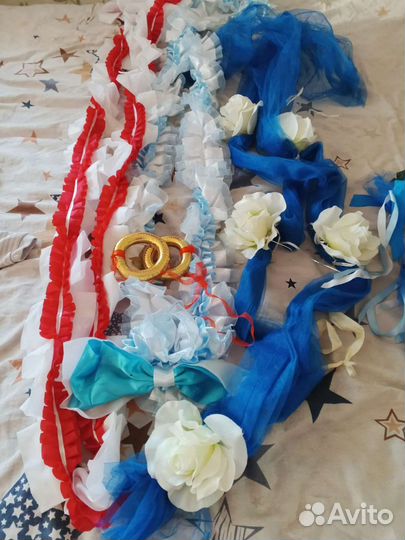 Свадебные украшения на машину