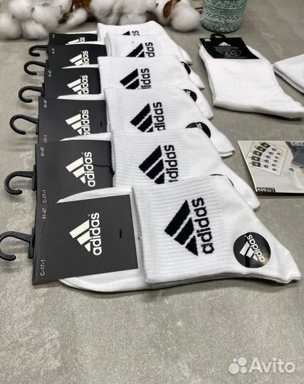 Носки белые adidas