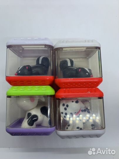 Сенсорные кубики fisher price