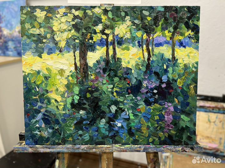 Картина маслом на холсте пейзаж