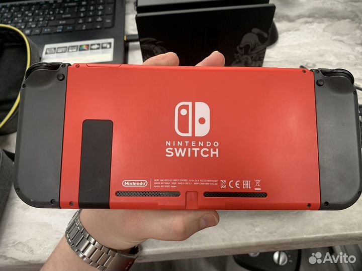 Nintendo switch rev 2 прошитая на чипе 256 gb