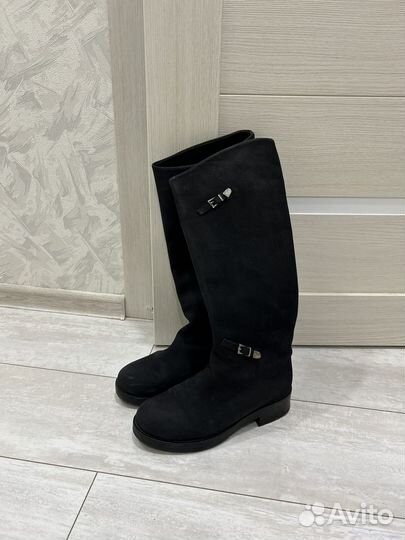 Сапоги зимние,нубук