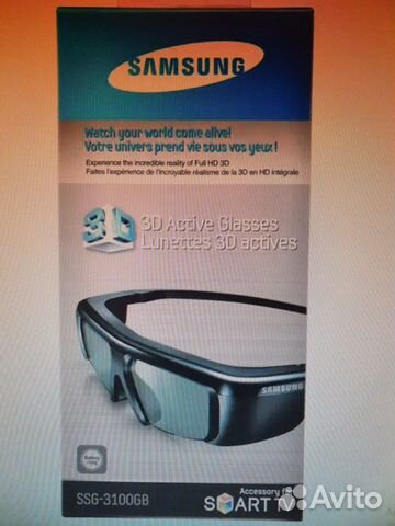 Пара Активные 3D-очки для Smart TV SSG-3100GB