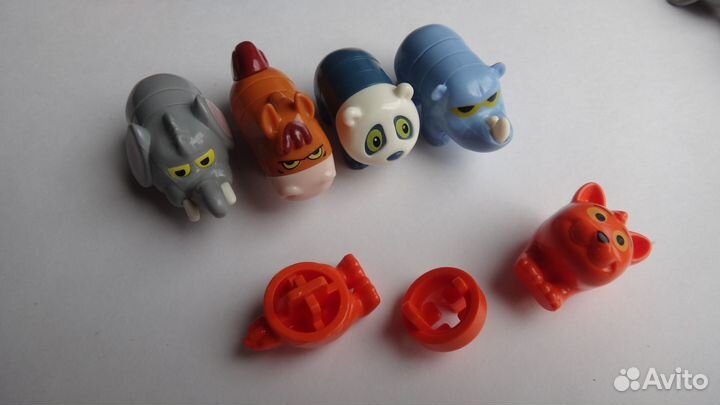 Игрушки из киндер-сюрприза разборные (набор,5 шт)