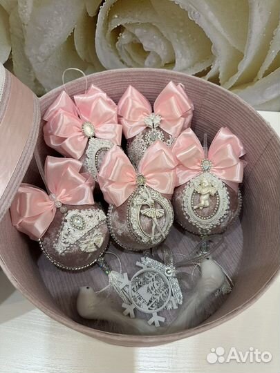 Елочные игрушки ручной работы