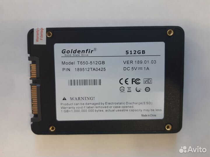 Новые SSD диски 512Gb