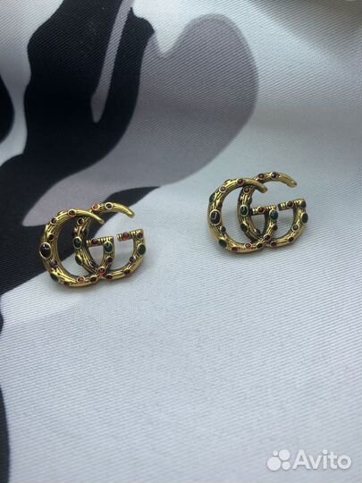 Винтажные серьги gucci