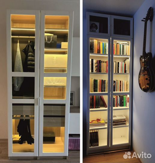 Установка, ремонт светодиодной подсветки, электрик