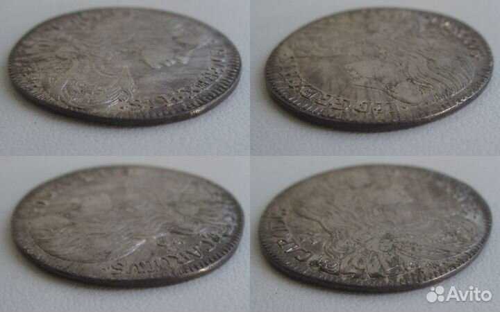 Италия Неаполь 1 тари 20 грано 1689 года Серебро