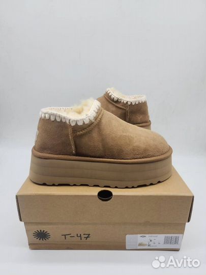 Угги Ugg женские на платформе с мехом 36-41