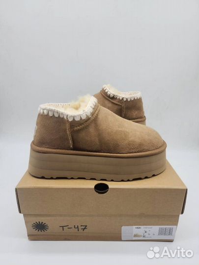 Угги Ugg женские на платформе с мехом 36-41