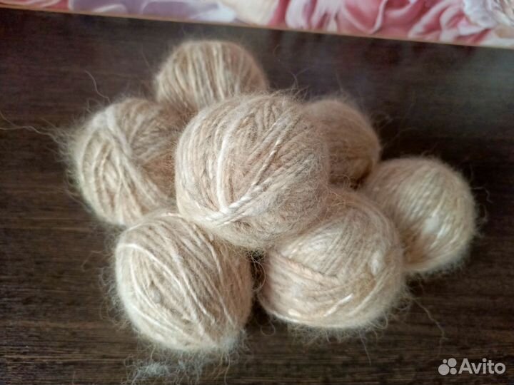 Собачья шерсть пряжа