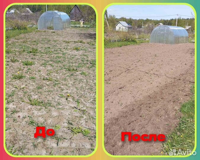 Культивация земли мотоблоком