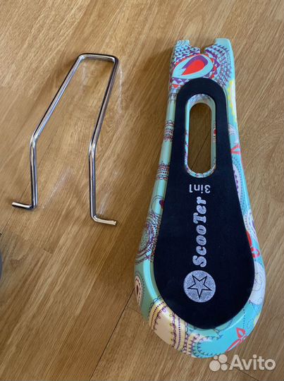 Самокат детский трехколесный светящиеся колеса