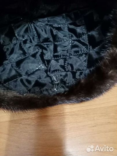 Шапка норковая женская