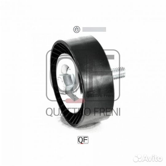 Quattro freni QF00100109 ролик натяжной ремня грм\ Chery Fora 06