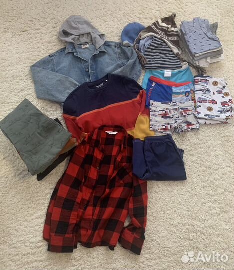 Вещи пакетом на мальчика 134/140