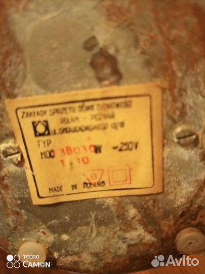 Набор: лампа настольная и вазочка.Польша