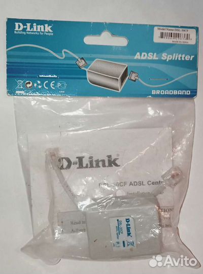Adsl splitter D-Link 30cf
