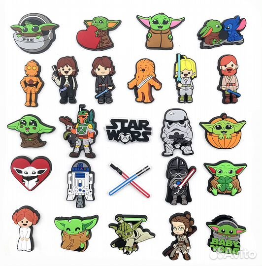 Джибитсы для обуви Crocs Звездные войны Star Wars