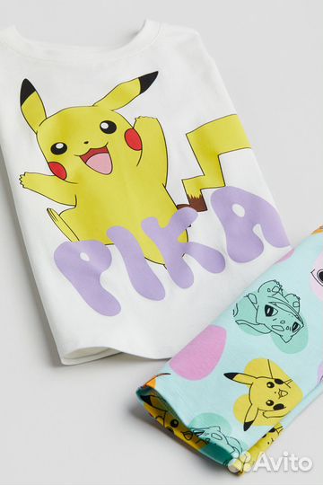 Комплект футболка и шорты Пикачу H&M