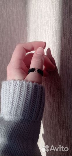Кольцо из бисера