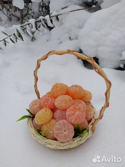 Мыло мандарины ручной работы