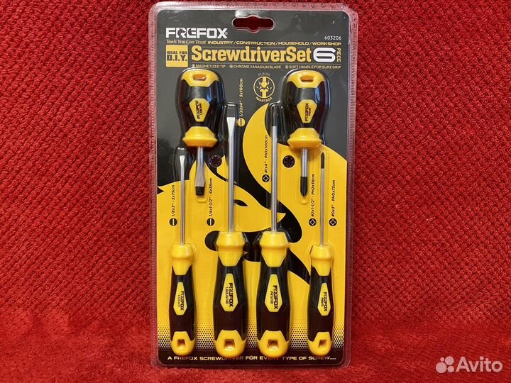 Набор отверток 6 штук