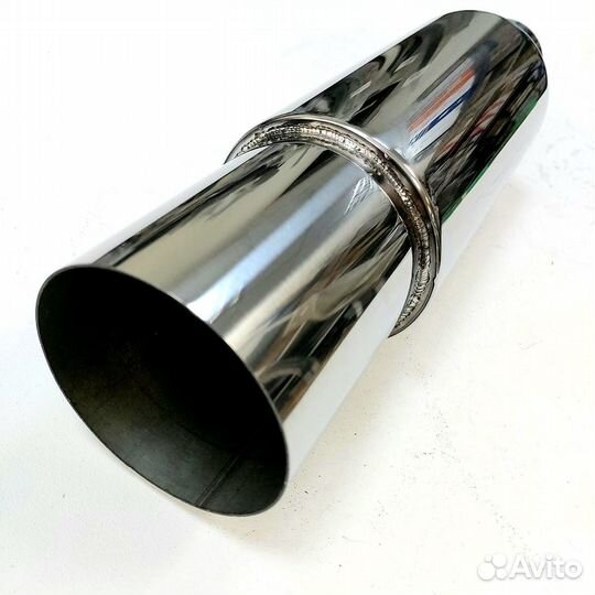 Глушитель банка бочка прямоток универсальный