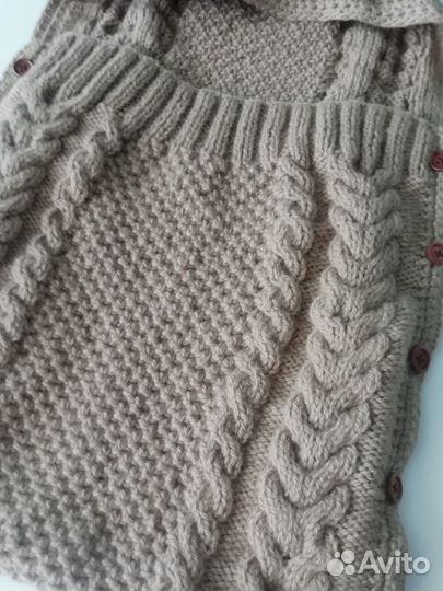 Конверт на выписку вязаный