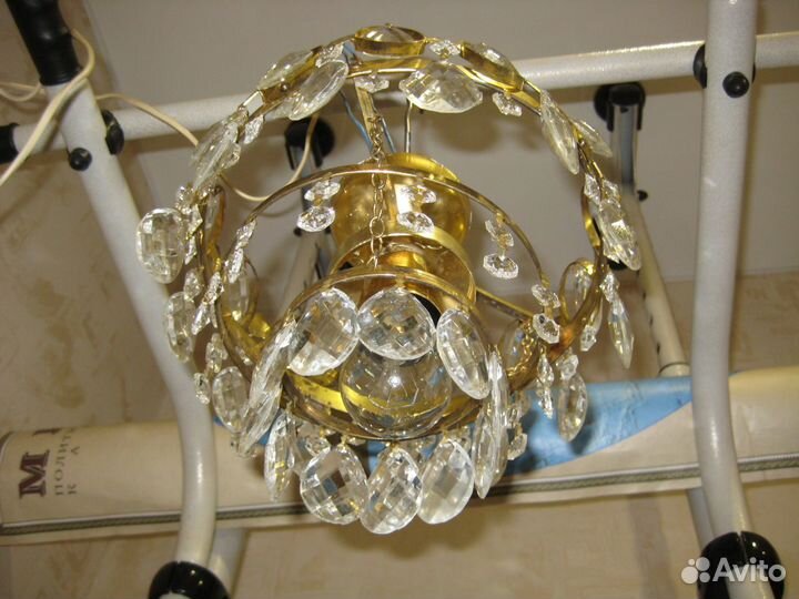 Люстра Чехия хрусталь СССР