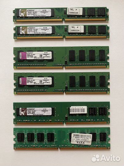 Оперативная память для пк ddr2 1gb