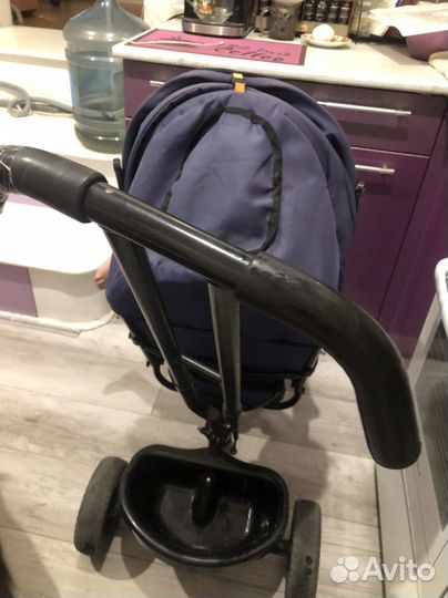 Детский велосипед трехколесный с ручкой