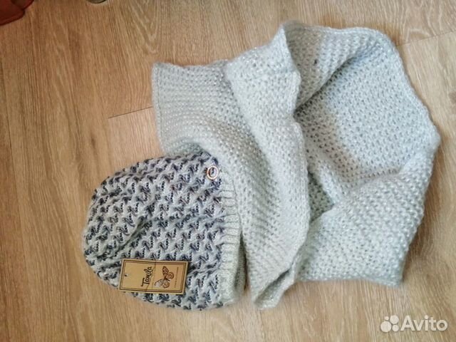 Комплект шапка и снуд