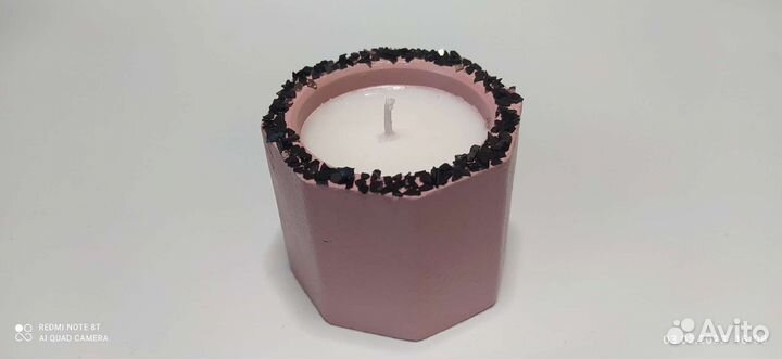 Ароматическая свеча в гипсе подарочный набор