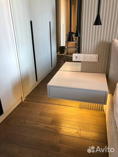 Прикроватная тумба подвесная на заказ