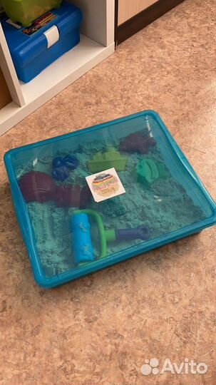 Кинетический песок с песочницей