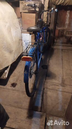 Велосипед с бензиновым мотором