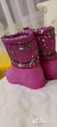 Сноубутсы на девочку
