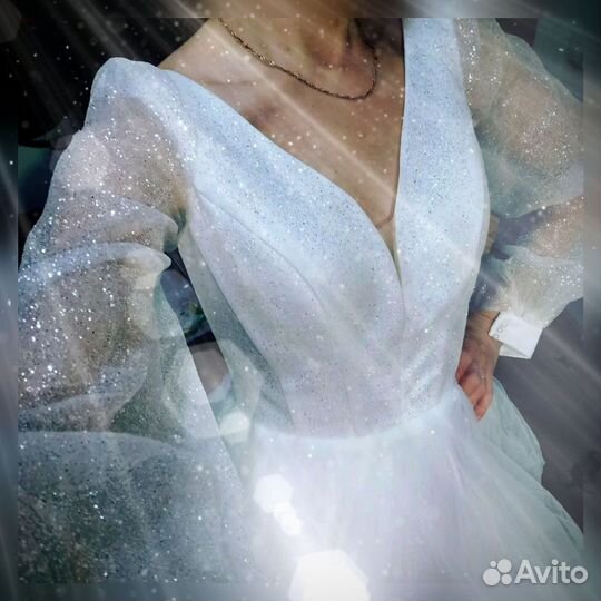 Свадебное платье 42 44 новое