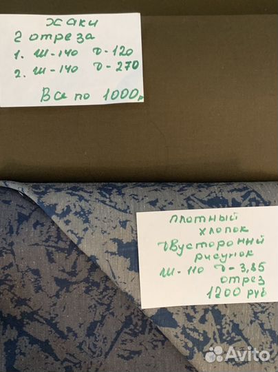 Отрез ткани