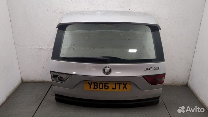 Подсветка номера BMW X3 E83, 2006