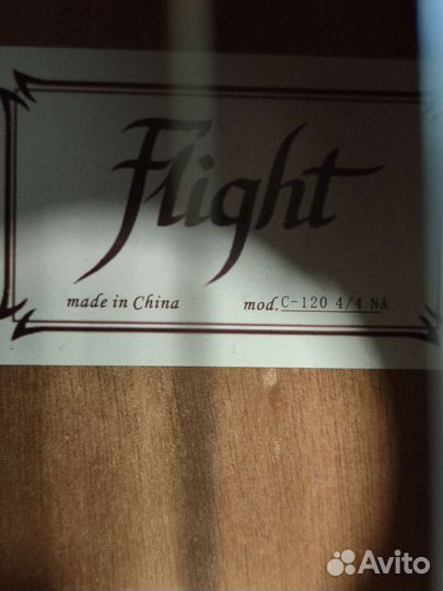 Гитара flight C-120 4/4 NA